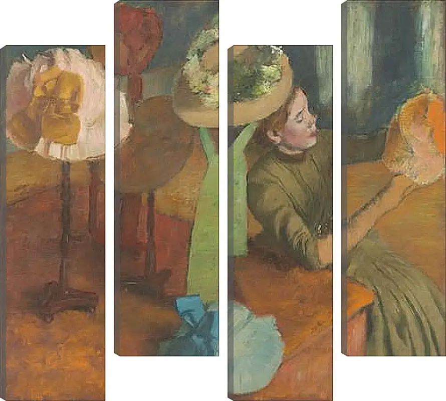 Модульная картина - The Millinery Shop. Эдгар Дега