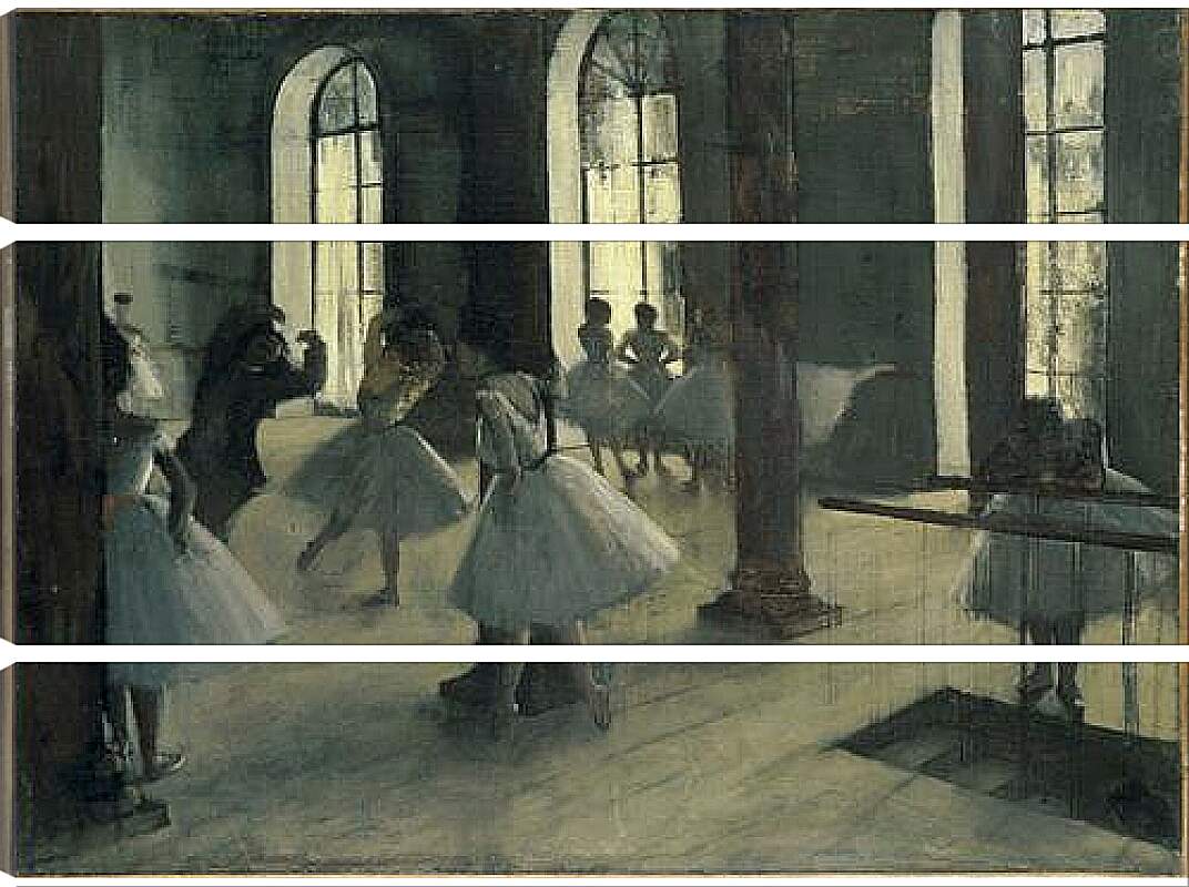 Модульная картина - La Repetition au foyer de la danse. Эдгар Дега