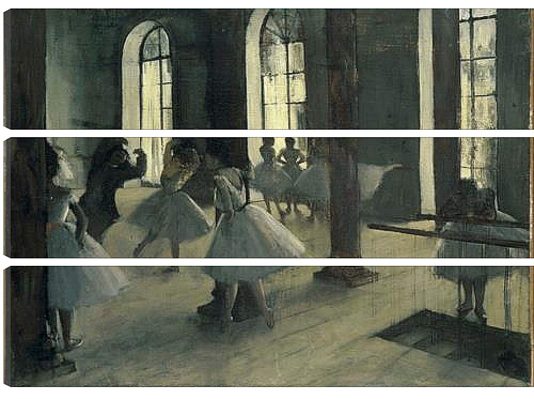 Модульная картина - La Repetition au foyer de la danse. Эдгар Дега