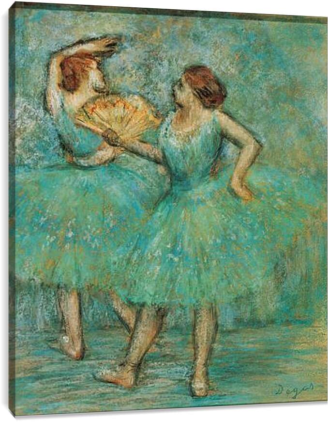 Постер и плакат - Two Dancers. Эдгар Дега