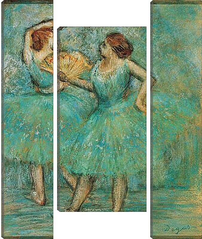 Модульная картина - Two Dancers. Эдгар Дега