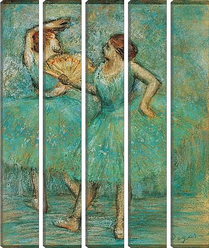 Модульная картина - Two Dancers. Эдгар Дега