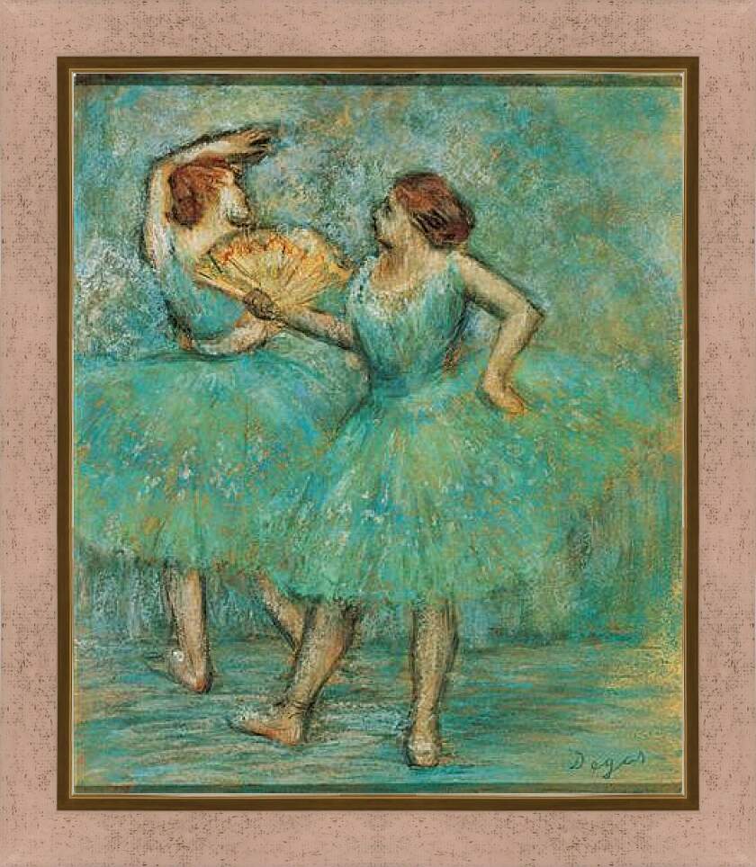 Картина в раме - Two Dancers. Эдгар Дега