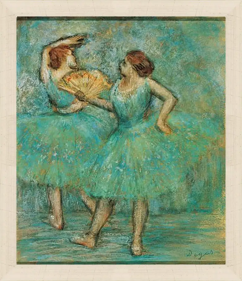 Картина в раме - Two Dancers. Эдгар Дега