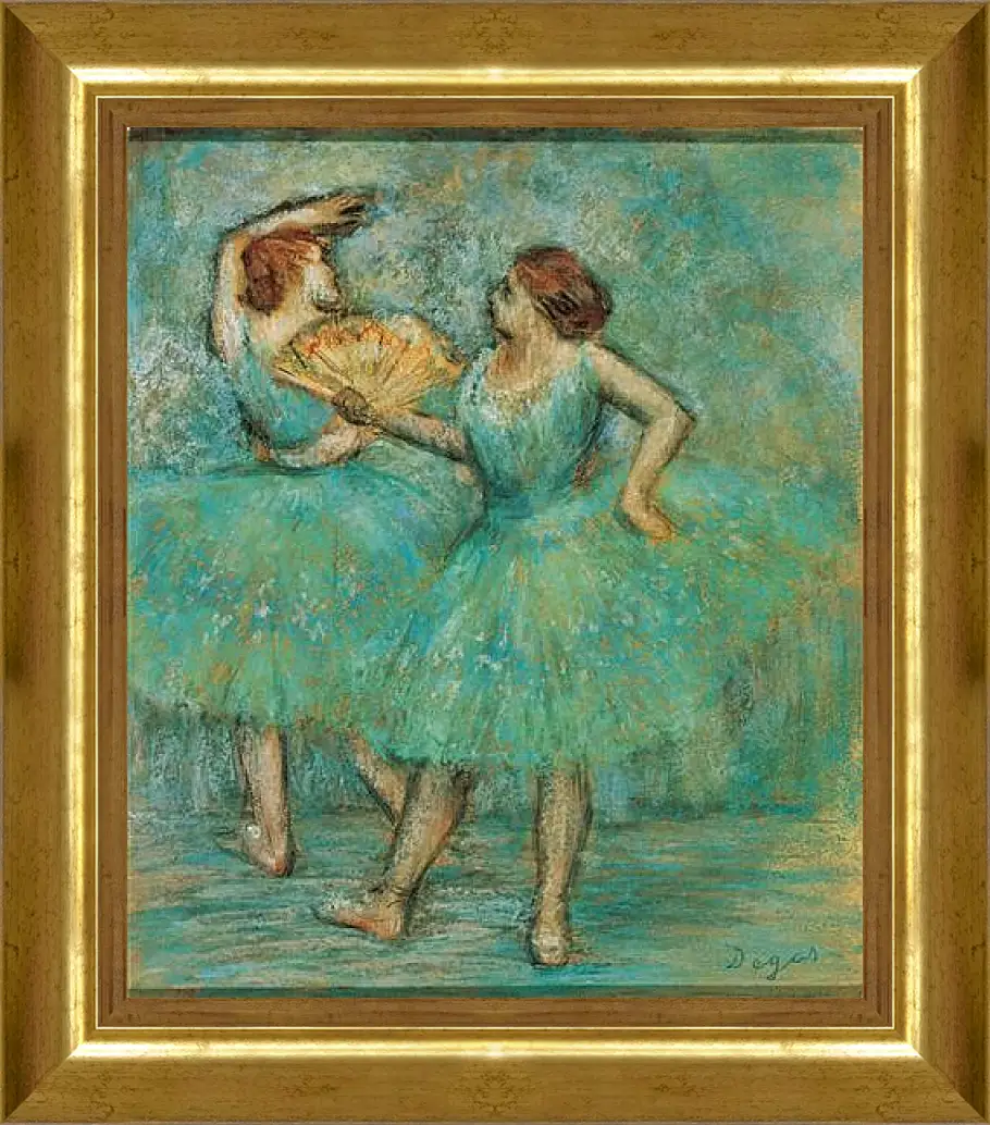 Картина в раме - Two Dancers. Эдгар Дега