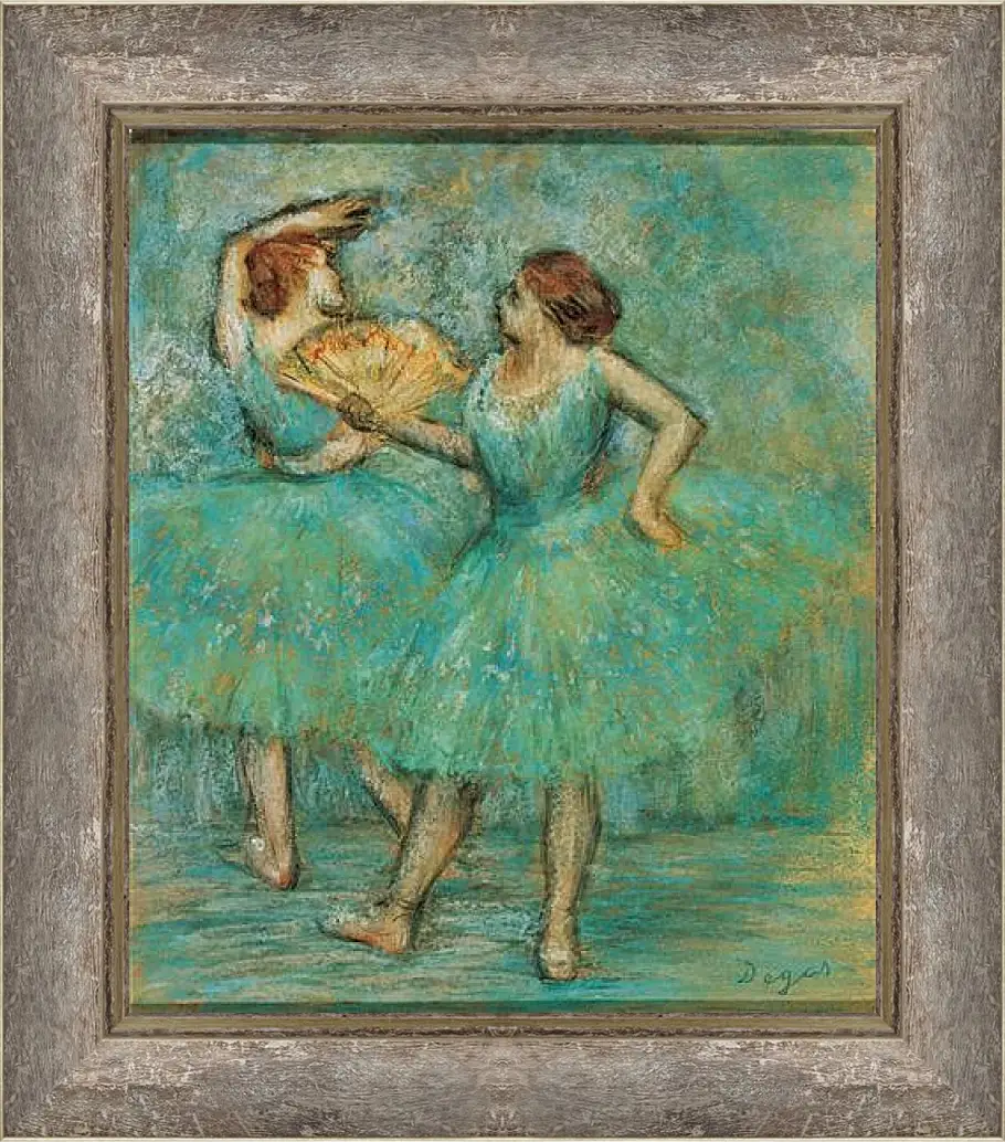 Картина в раме - Two Dancers. Эдгар Дега