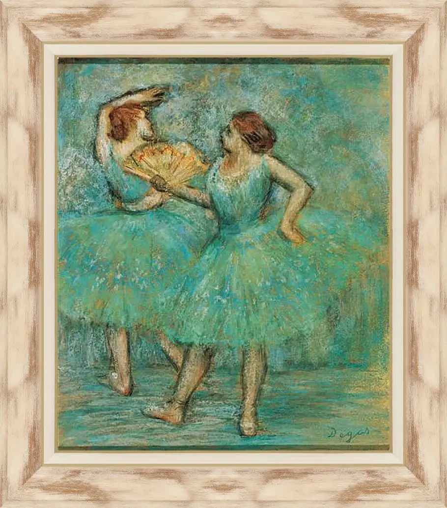 Картина в раме - Two Dancers. Эдгар Дега