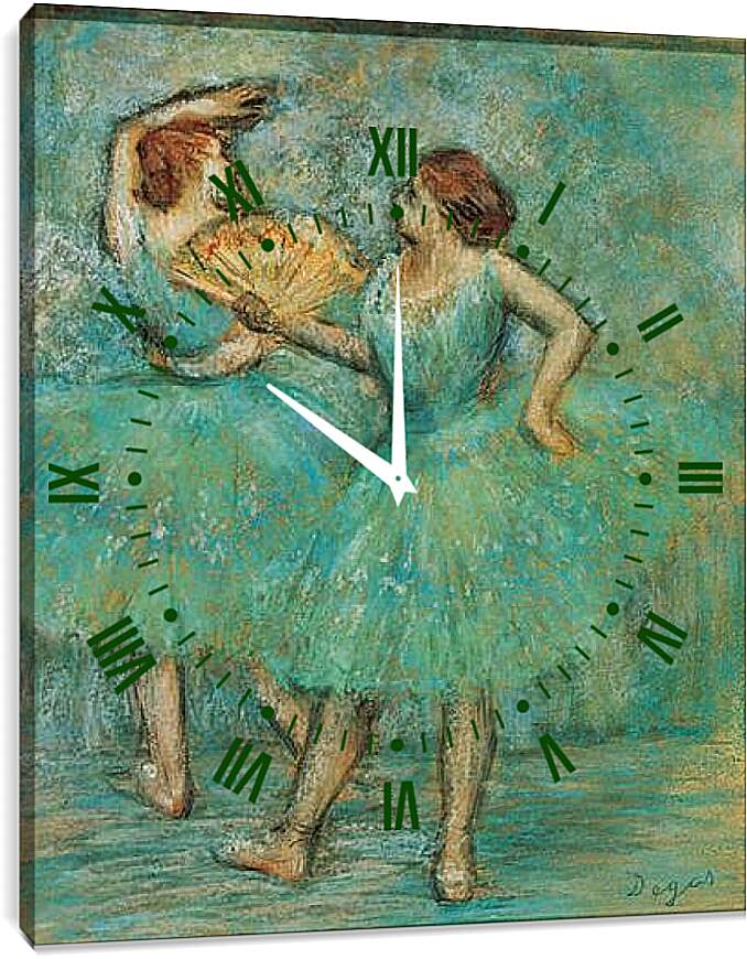 Часы картина - Two Dancers. Эдгар Дега