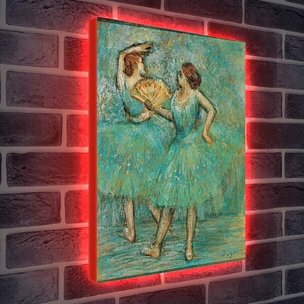 Лайтбокс световая панель - Two Dancers. Эдгар Дега