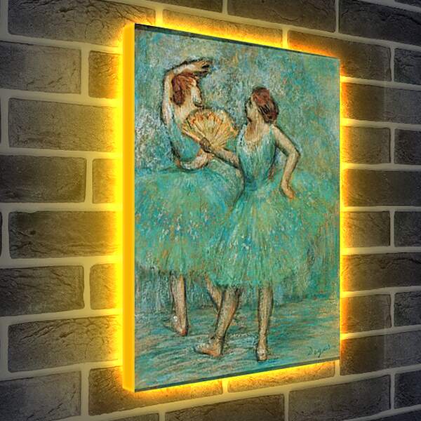Лайтбокс световая панель - Two Dancers. Эдгар Дега