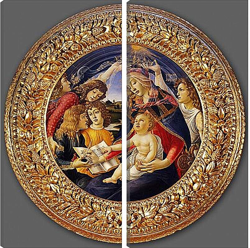 Модульная картина - Madonna Magnificat. Сандро Боттичелли
