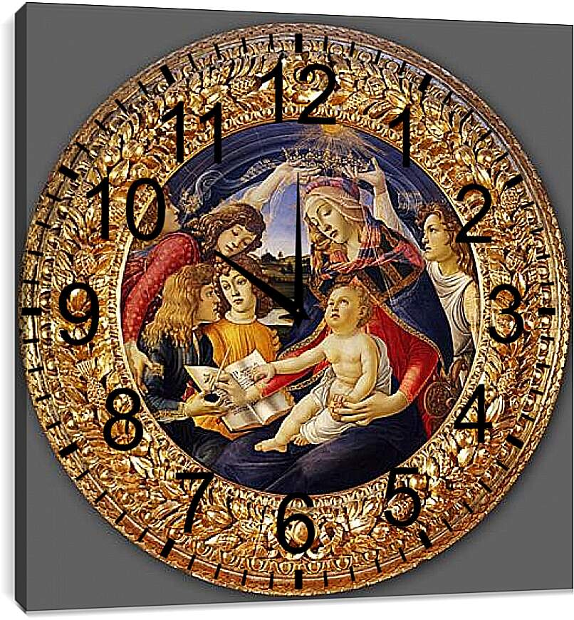 Часы картина - Madonna Magnificat. Сандро Боттичелли