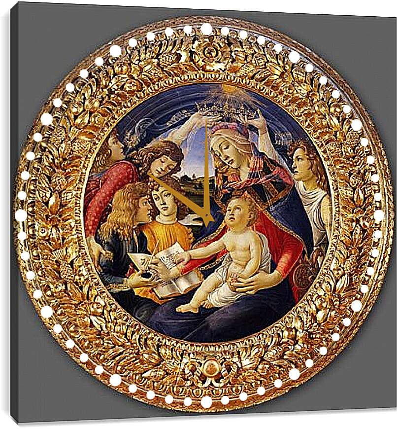 Часы картина - Madonna Magnificat. Сандро Боттичелли