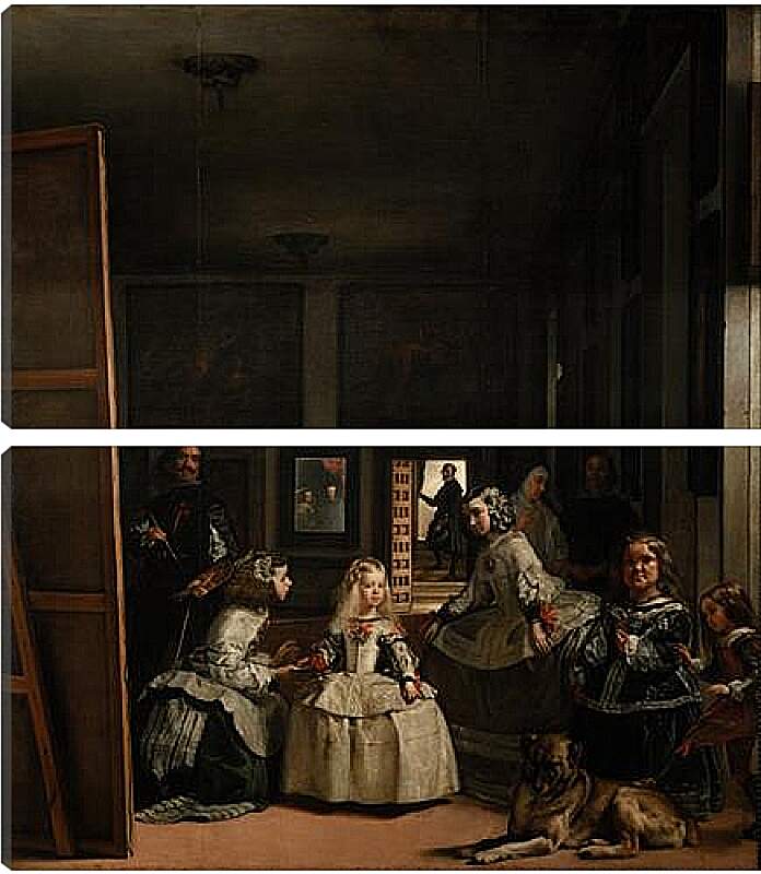 Модульная картина - Las Meninas. Диего Веласкес