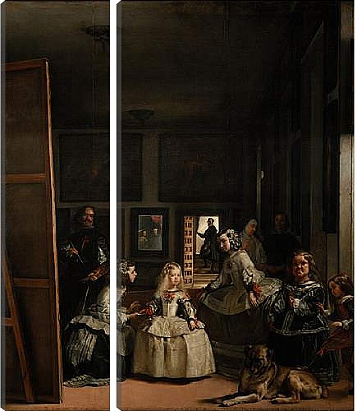 Модульная картина - Las Meninas. Диего Веласкес