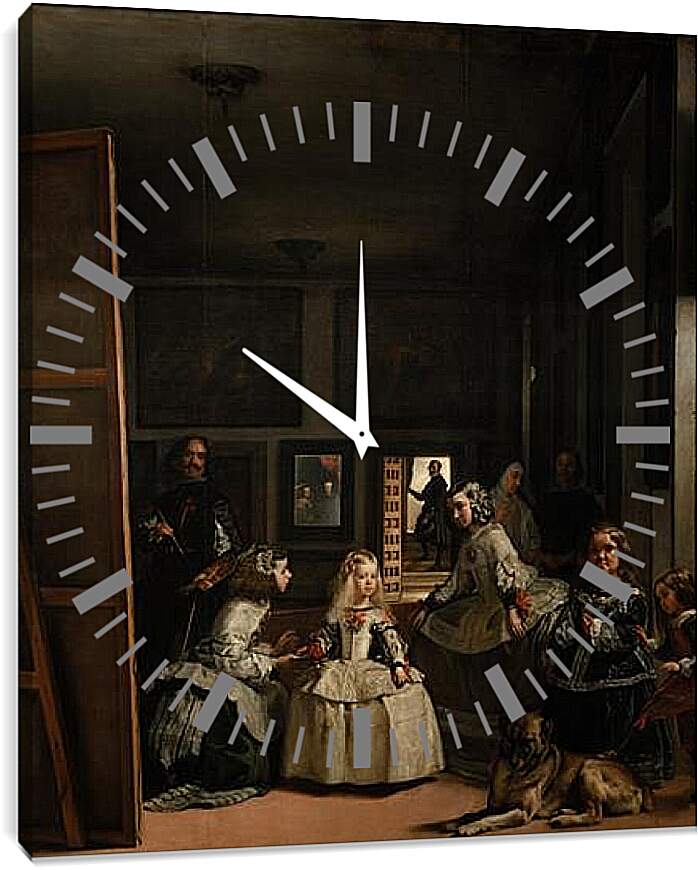 Часы картина - Las Meninas. Диего Веласкес