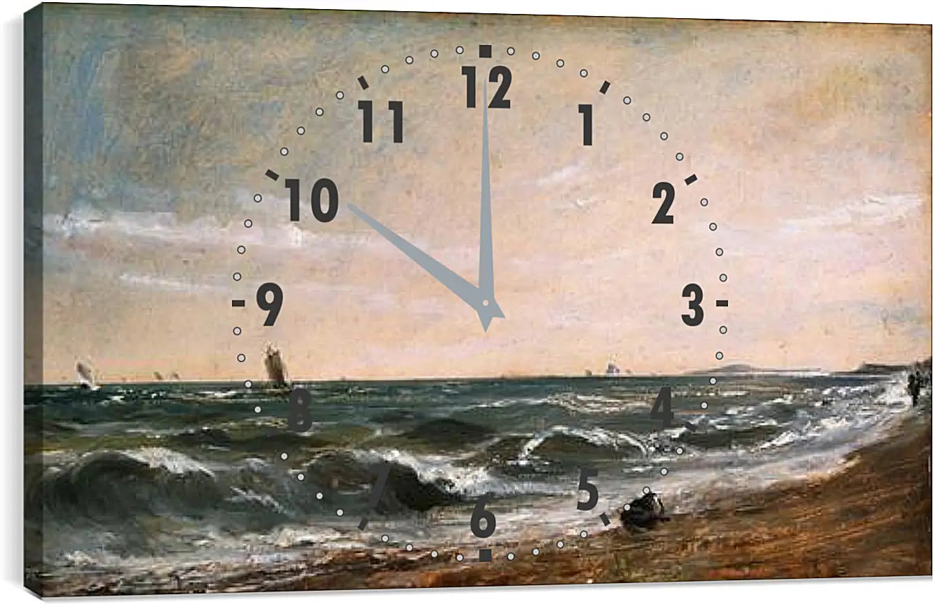 Часы картина - Coast scene, Brighton. Джон Констебл