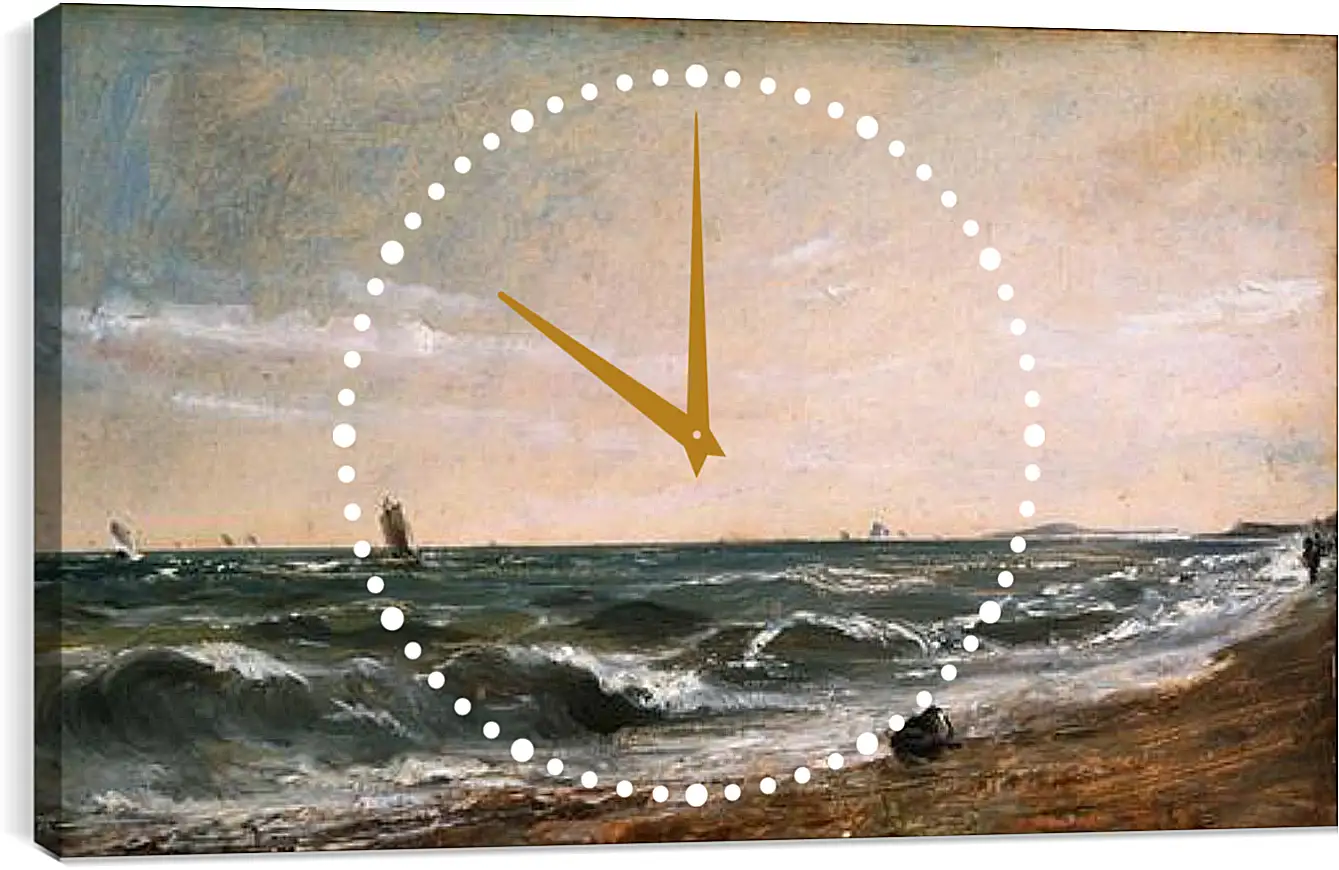 Часы картина - Coast scene, Brighton. Джон Констебл