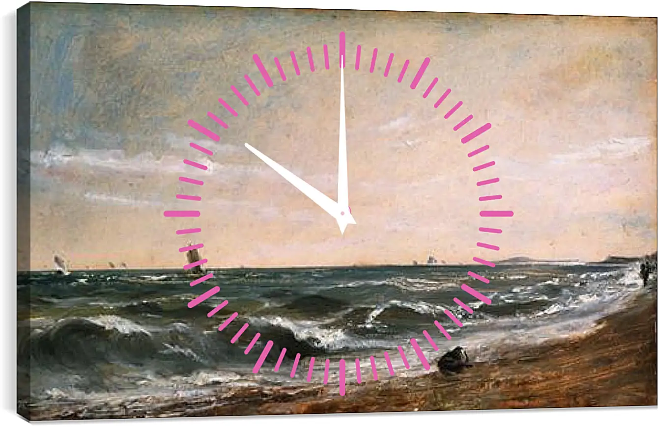 Часы картина - Coast scene, Brighton. Джон Констебл