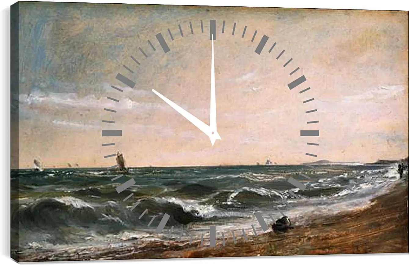 Часы картина - Coast scene, Brighton. Джон Констебл