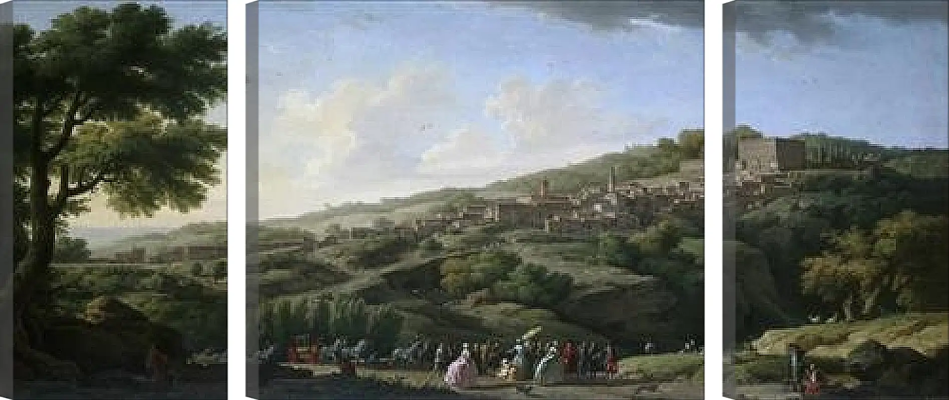 Модульная картина - Villa at Caprarola. Клод Жозеф Верне