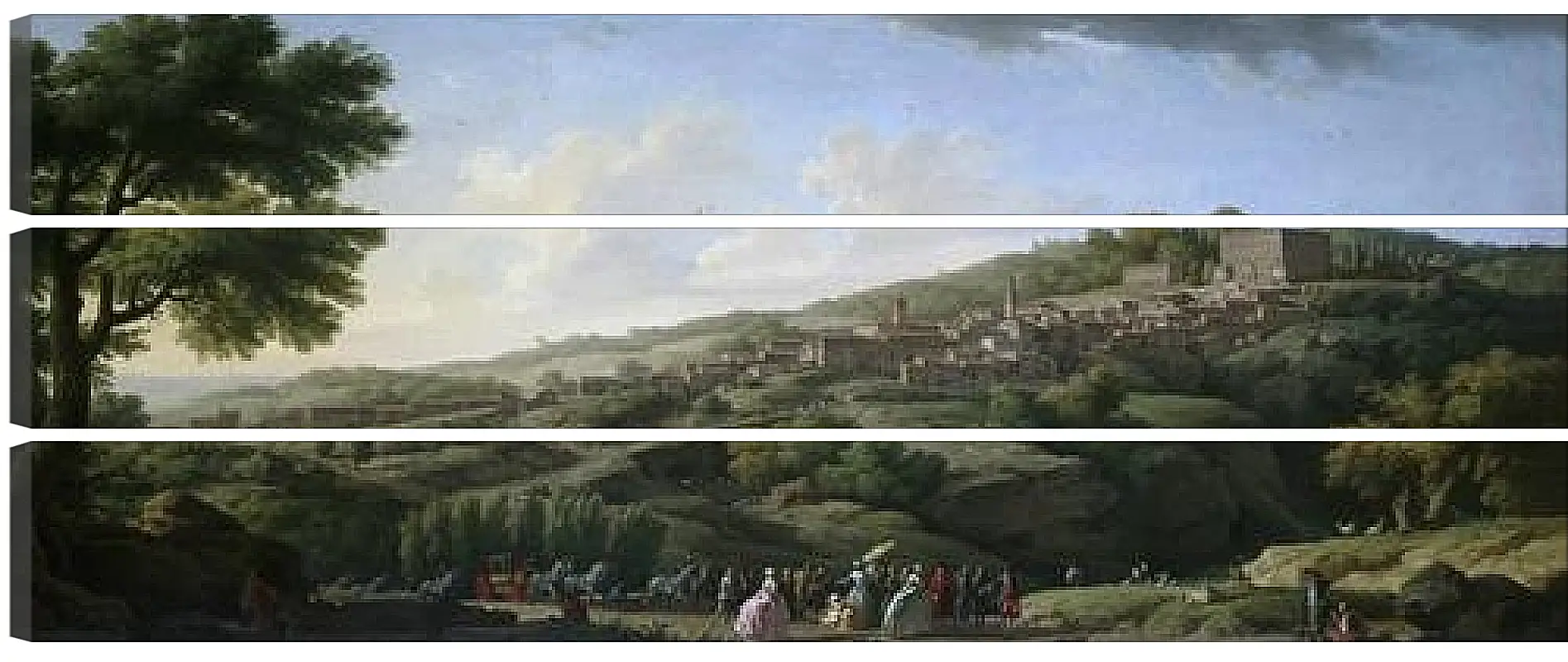 Модульная картина - Villa at Caprarola. Клод Жозеф Верне