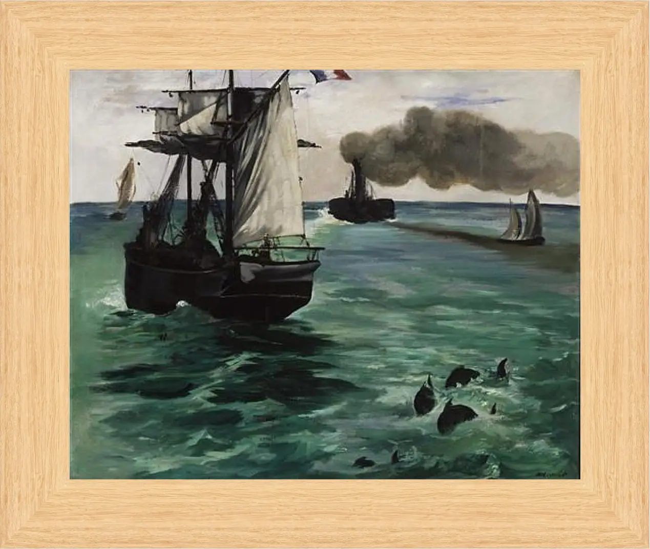 Картина в раме - Marine View. Эдуард Мане