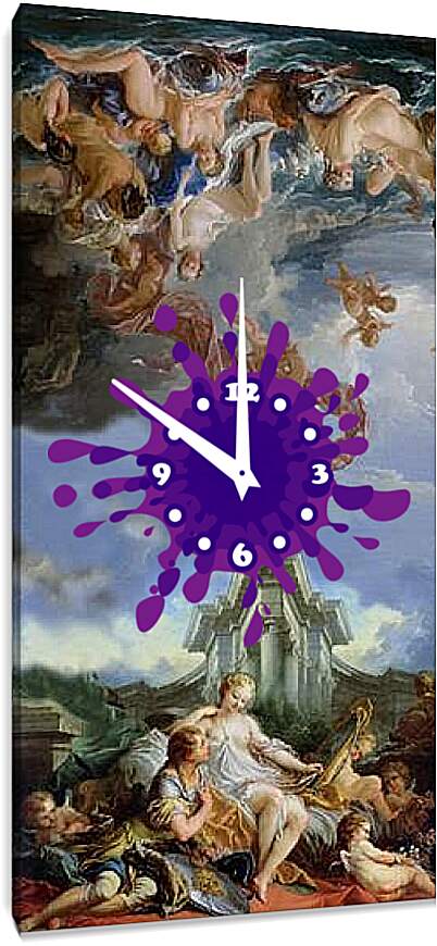 Часы картина - Неизвестно. Франсуа Буше