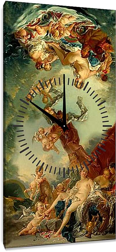 Часы картина - Туалет Венеры. Франсуа Буше