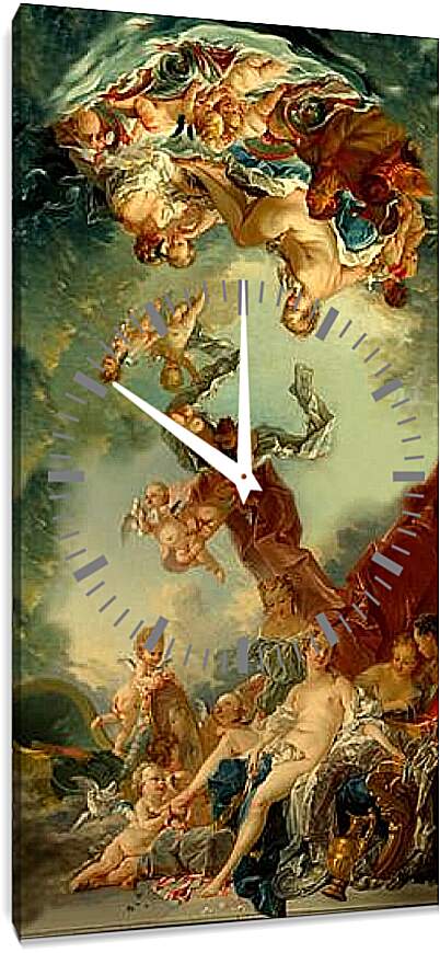 Часы картина - Туалет Венеры. Франсуа Буше