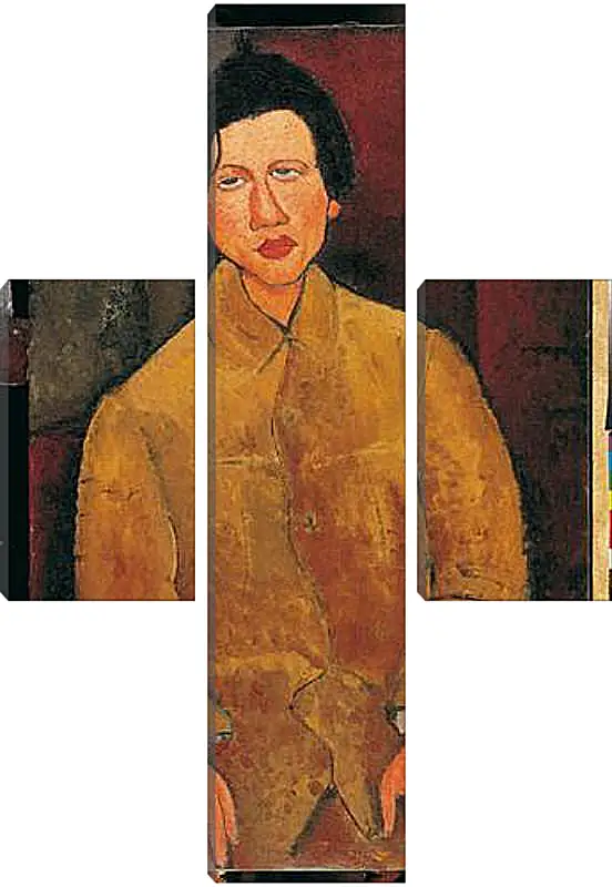 Модульная картина - Ritratto di Soutine. Портрет Хаима Сутина. Амедео Модильяни