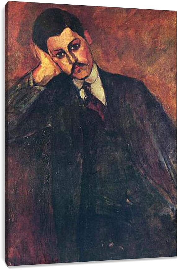 Постер и плакат - Portrait of Jean Alexandre. Портрет Жана Александра. Амедео Модильяни