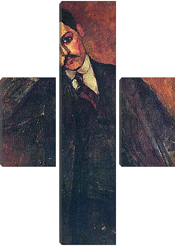 Модульная картина - Portrait of Jean Alexandre. Портрет Жана Александра. Амедео Модильяни