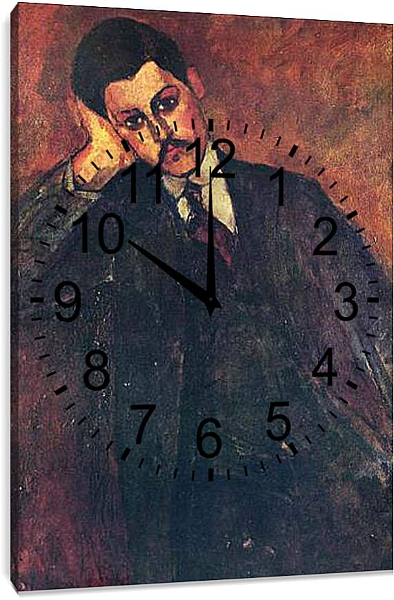 Часы картина - Portrait of Jean Alexandre. Портрет Жана Александра. Амедео Модильяни