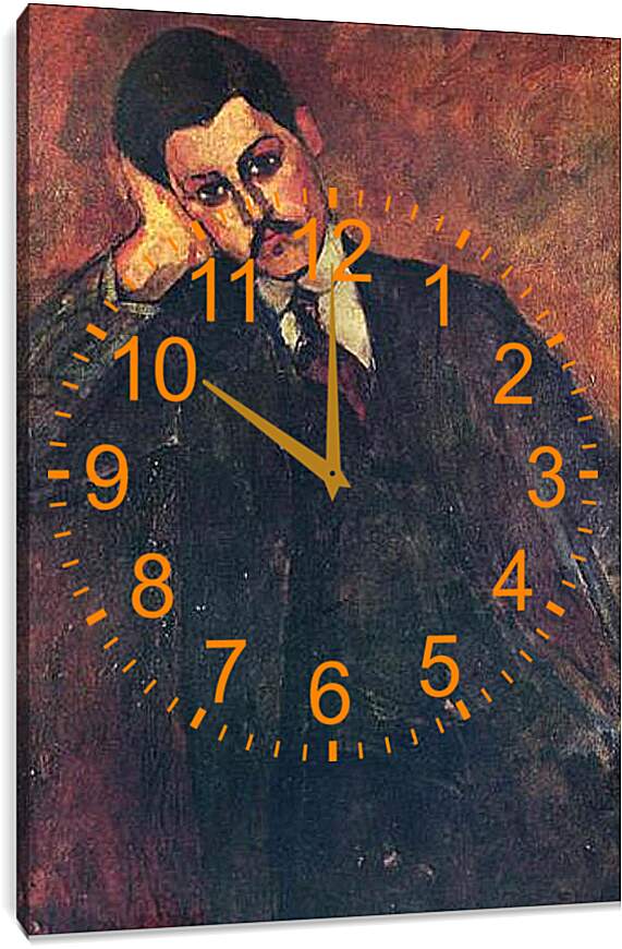Часы картина - Portrait of Jean Alexandre. Портрет Жана Александра. Амедео Модильяни