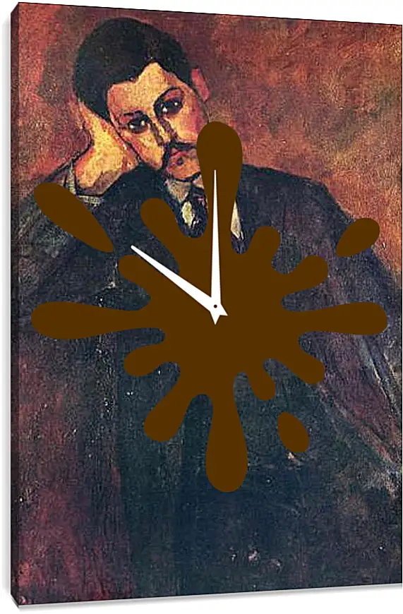 Часы картина - Portrait of Jean Alexandre. Портрет Жана Александра. Амедео Модильяни