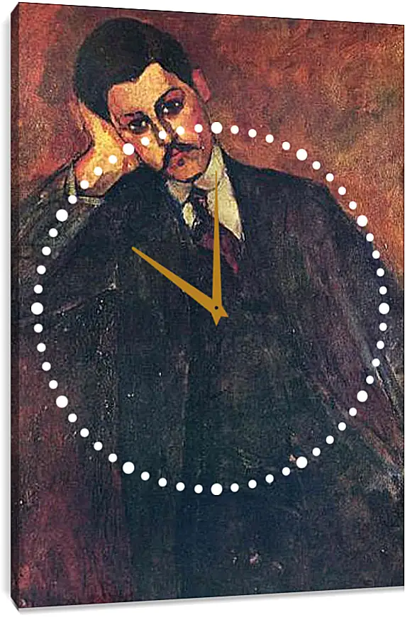 Часы картина - Portrait of Jean Alexandre. Портрет Жана Александра. Амедео Модильяни