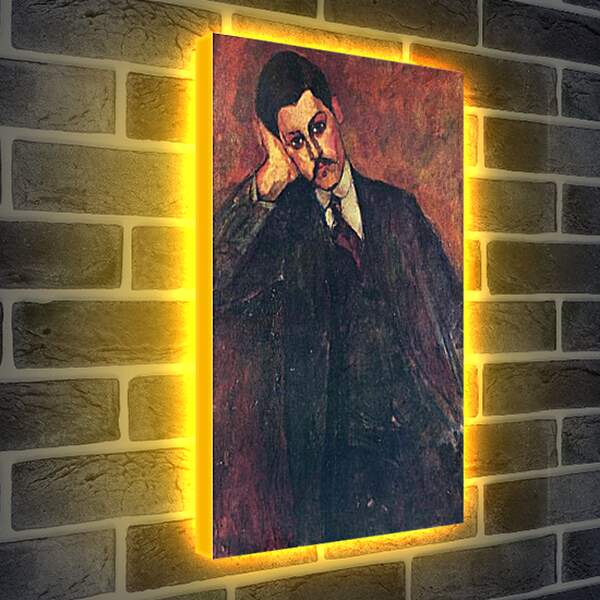 Лайтбокс световая панель - Portrait of Jean Alexandre. Портрет Жана Александра. Амедео Модильяни