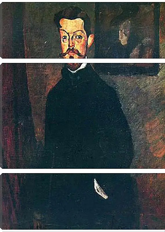 Модульная картина - Portrait of Paul Alexandre. Портрет Пола Александра. Амедео Модильяни