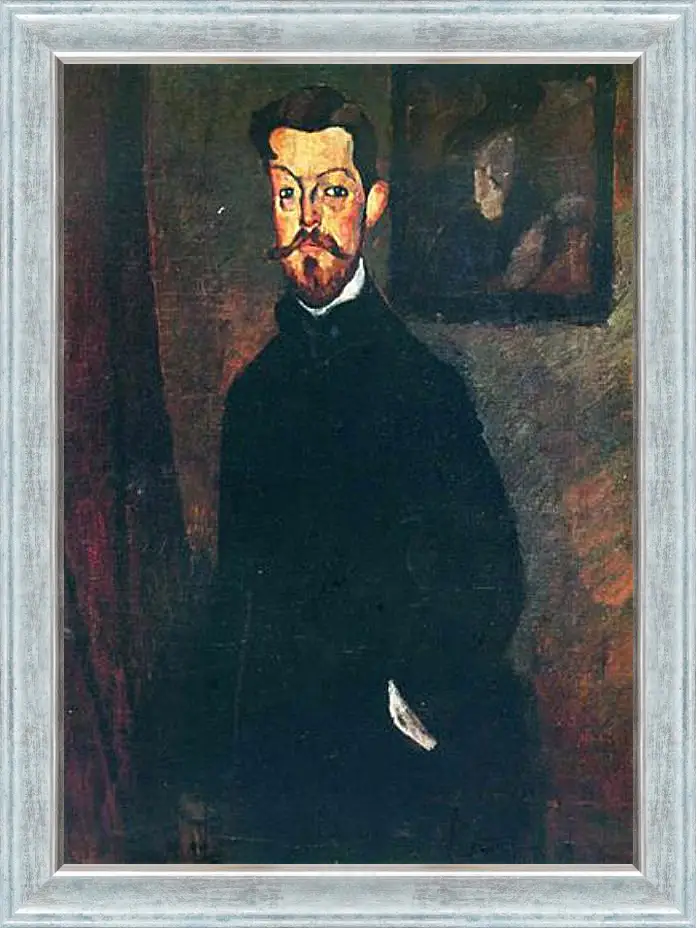 Картина в раме - Portrait of Paul Alexandre. Портрет Пола Александра. Амедео Модильяни