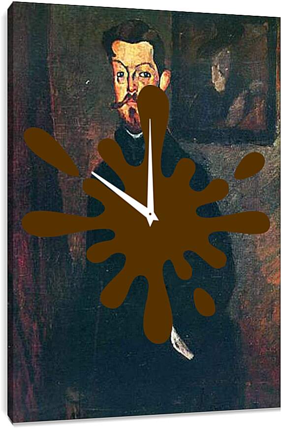 Часы картина - Portrait of Paul Alexandre. Портрет Пола Александра. Амедео Модильяни
