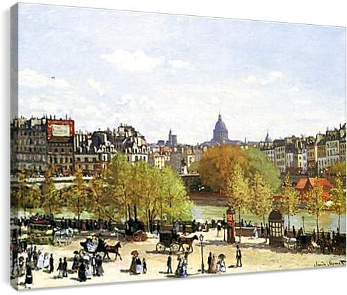 Постер и плакат - Le quai du Louvre. Клод Моне