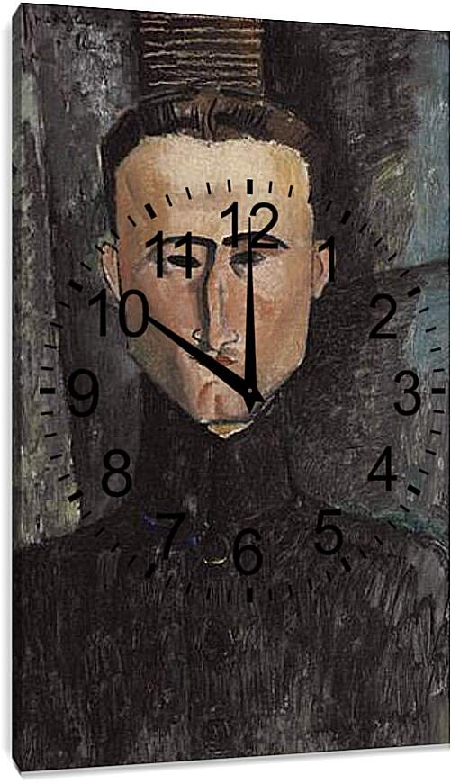 Часы картина - Andre Rouveyre. Андре Рувейр. Амедео Модильяни