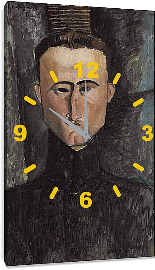 Часы картина - Andre Rouveyre. Андре Рувейр. Амедео Модильяни