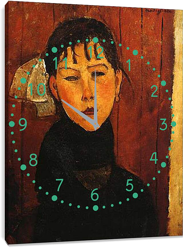 Часы картина - Marie. Мари. Амедео Модильяни