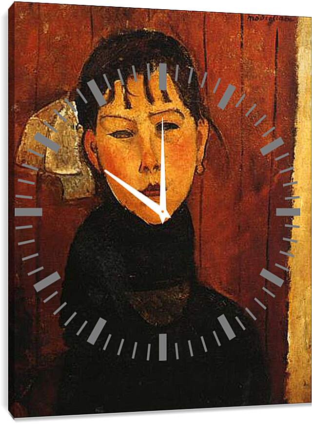 Часы картина - Marie. Мари. Амедео Модильяни