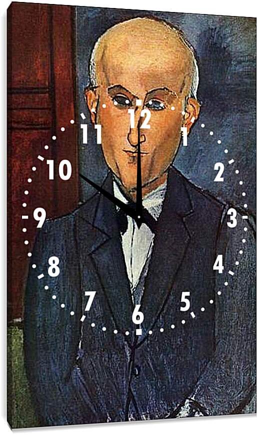 Часы картина - Max Jacob. Макс Жакоб. Амедео Модильяни