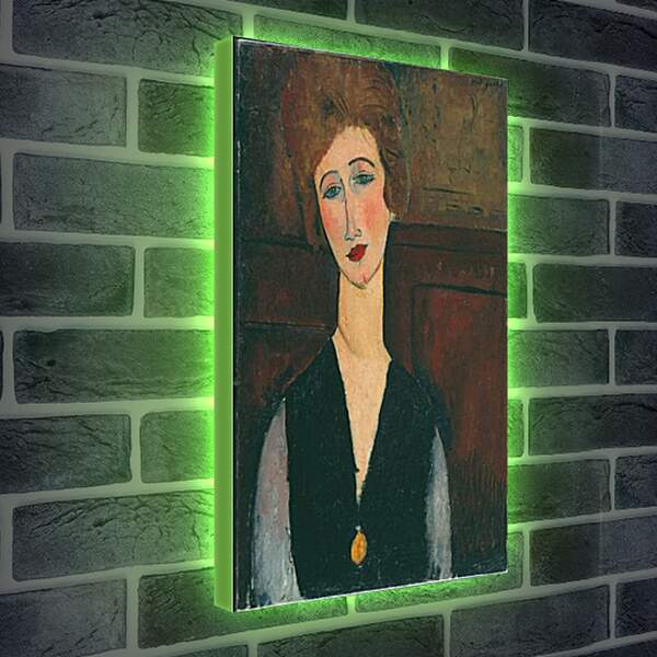 Лайтбокс световая панель - Portrait of a Woman. Портрет женщины. Амедео Модильяни