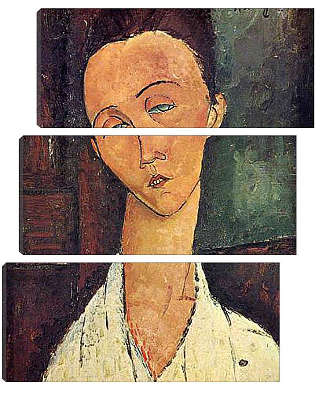 Модульная картина - Portrait of Lunia Czechowska. Луния Чеховская. Амедео Модильяни