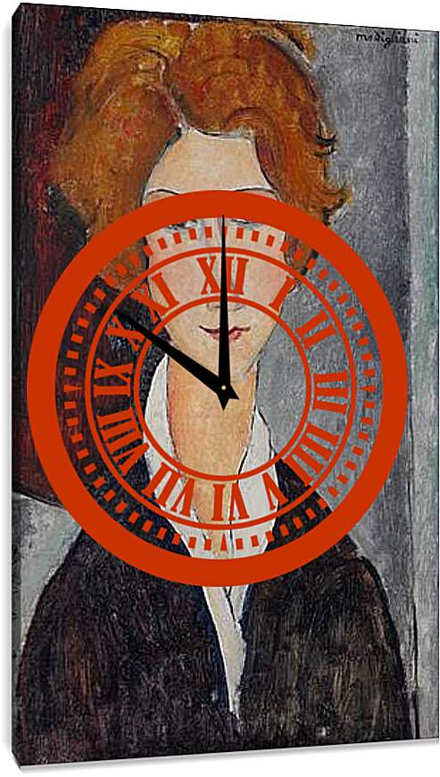 Часы картина - Portrait de Femme. Портрет женщины. Амедео Модильяни